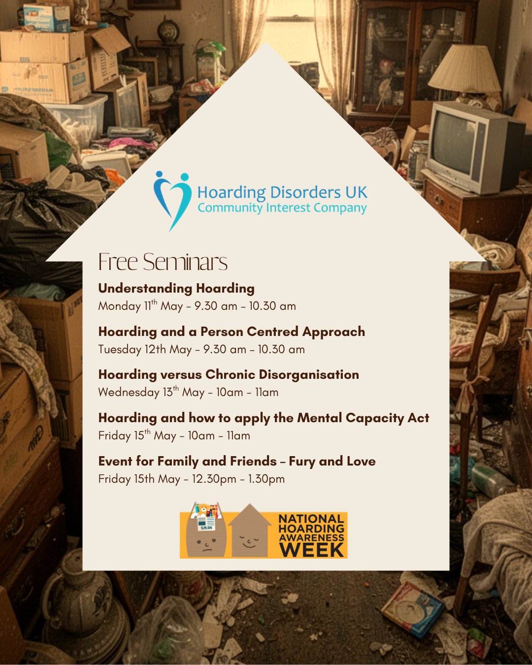 Featured image for “Free Sessions by Hoarding Disorders UK”